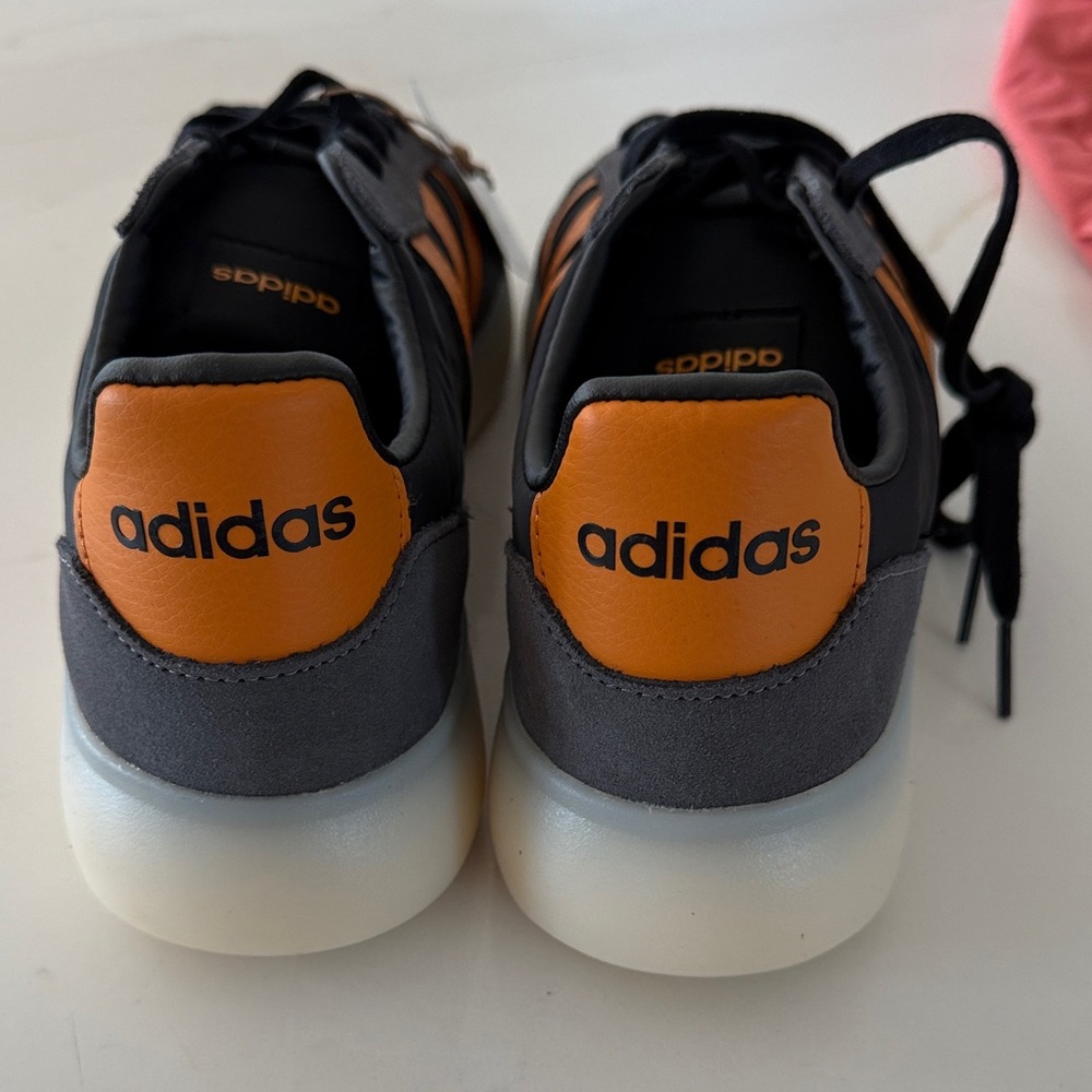 NWT Adidas Gray and Orange  Barreda Decode Sneakers Size 10 - Picture 6 of 8